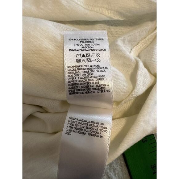 Lucky Brand AC/DC White Short Sleeve T-Shirt Rock 80s Metal Concert Tour XL NWOT - Picture 5 of 5